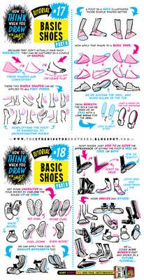 How to draw FEET, SHOES and BOOTS tutorial by EtheringtonBrothers How To Draw Shoes, Comic Tutorial, Basic Shoes, Anatomy Drawing, Guided Drawing, Anatomy Reference, Drawing Clothes, Drawing Practice, Drawing Lessons