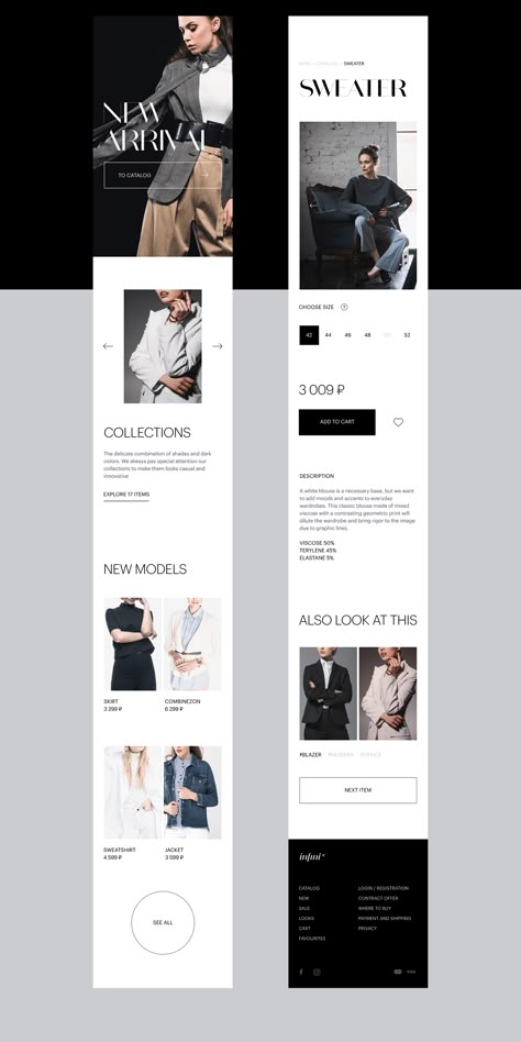 Clothing Layout Design, Portfolio Mobile Design, Mobile Portfolio Design, Mobile Layout Design, Mobile Web Design Layout, Mobile Email Design, Best Email Design, Clothing Email Design, Minimal Email Design