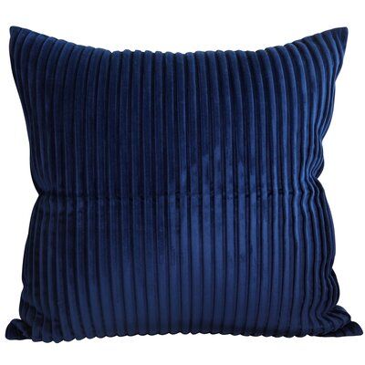 Mercer41 Zamarripa Decorative Velvet Throw Pillow Cover Color: Navy Blue Navy Blue Throw Blanket, Dark Blue Pillows, Navy Accent Pillows, How To Wash Throw Pillows, Salmon Mustard, Royal Blue Throw Pillows, Dark Blue Throw Pillows, Navy Blue Pillow, Navy Blue Throw Pillows