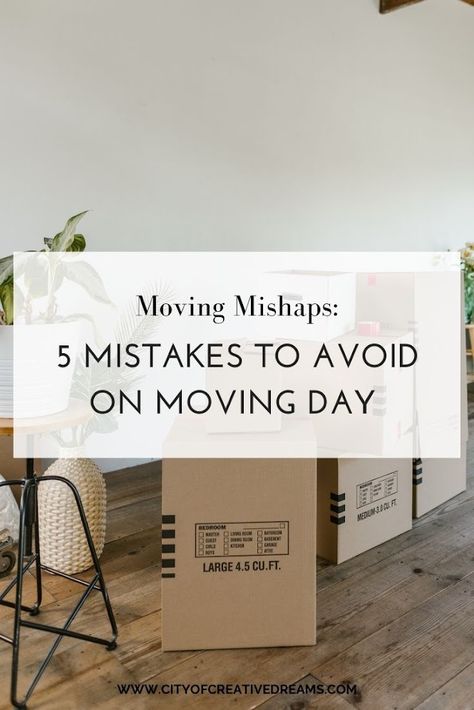 Whether moving into a new apartment or your first home, starting fresh in a different location is overwhelming. With many juggling parts to keep track of, the room for error may appear vast. However, you can bypass the burden by learning these five mistakes to avoid on moving day and how to prevent them from […] The post Moving Mishaps: 5 Mistakes To Avoid on Moving Day appeared first on City of Creative Dreams. Moving Into A New Apartment, First Home Checklist, Moving Essentials, Buying First Home, Starting Fresh, Apartment Decorating On A Budget, Oversized Furniture, Moving Checklist, Moving Long Distance