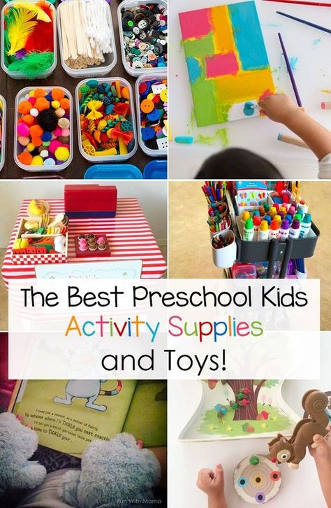 The best preschool kids activity supplies and preschool kids toys, books, activity box, board games and more. Preschool Supply List, Preschool Supplies, Collage Material, Homeschool Supplies, Material Art, Girls Toys, Monthly Subscription Boxes, Preschool At Home, Toddler Art