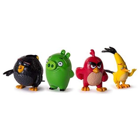 Angry Birds Collectible Figures 4-Pack Birds Toys, Homemade Face Paints, Minion Party, Face Painting Halloween, Spin Master, Bird Toys, Angry Birds, Crochet Hat Pattern, Activity Games