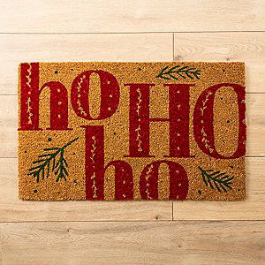 Christmas Party Crafts, Diy Christmas Door, Door Mat Diy, Xmas Theme, Halloween Door Mat, Christmas Doormat, Christmas Rugs, All Christmas, Noel Diy