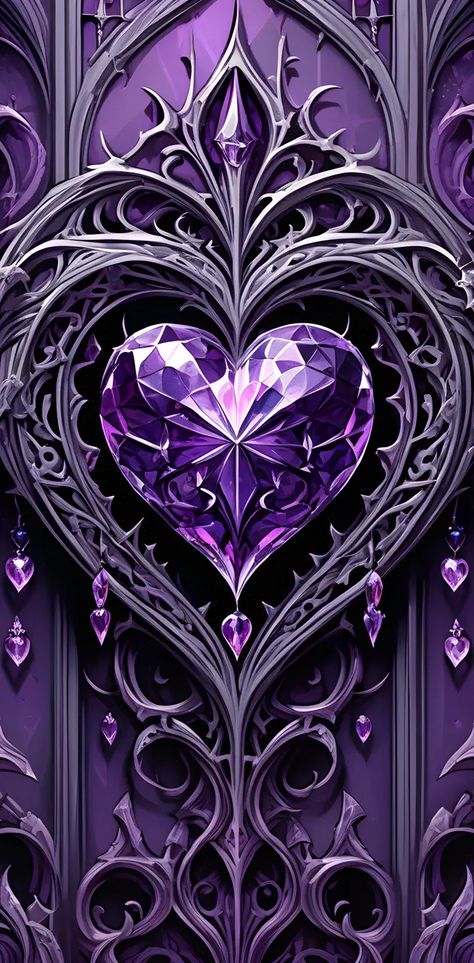 Nature, Love Wallpaper Purple, Purple And Silver Wallpaper, Dreamcatcher Wallpaper, Beautiful Hearts, Purple Stuff, Cross Wallpaper, Wallpaper Purple, Heart Iphone Wallpaper