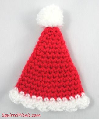 Santa Hat Pattern, Crochet Santa Hat, Crochet Christmas Hats, Crochet Christmas Stocking, Crochet Christmas Gifts, Crochet Santa, Crochet Collection, Crafts Easy, Holiday Crochet