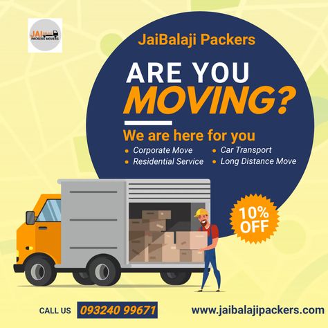 🚚 Moving made easy with #JaiBalaji! We're the best movers in Thane, making your relocation stress-free and smooth. 💪🏼 Let us handle the heavy lifting while you focus on settling into your new home. 🏠 Follow us on @jaibalajipackers Call us on @093240 99671 #MovingCompany #RelocationServices #ThaneLife #JaiBalajiMovers #MovingMadeEasy #Thane #RelocationGoals #movers #packers #moversandpackers #relocation #relocationservices Moving Tips, Moving Packing List, Best Movers, Moving Packing, Moving Long Distance, Relocation Services, Packers And Movers, Moving Services, Heavy Lifting