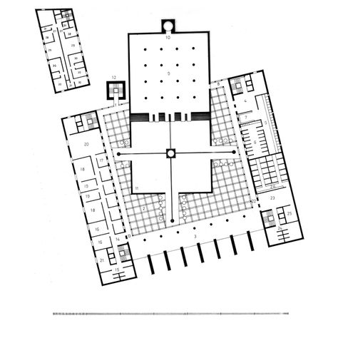 Iñiguez & Ustarroz · Competition for Islamic Cultural Centre Mosque Layout, Islamic Culture Center, Modern Mosque, Unique Bedroom Design, Mosque Design, Islamic Center, Community Centre, Archi Design, Mall Design