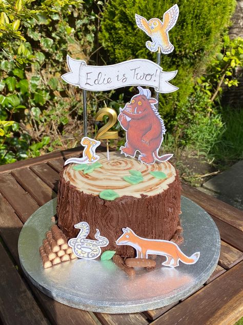 Gruffalo Cake Topper, Gruffalo 2nd Birthday, Gruffalo Party Ideas, Gruffalo Themed Birthday Party, Gruffalo Party Food, Gruffalo Birthday Cake, Gruffalo Party Decorations, Gruffalo Birthday Party, Gruffalo Cake