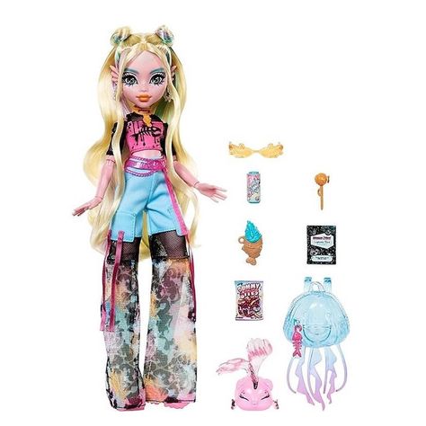 Monster High Core Refresh Lagoona Blue doll 2024 Kida Disney, Monster High Lagoona, Creature Marine, Laguna Blue, Moster High, Cooler Style, Lagoona Blue, Monster High Art, Cute Fish