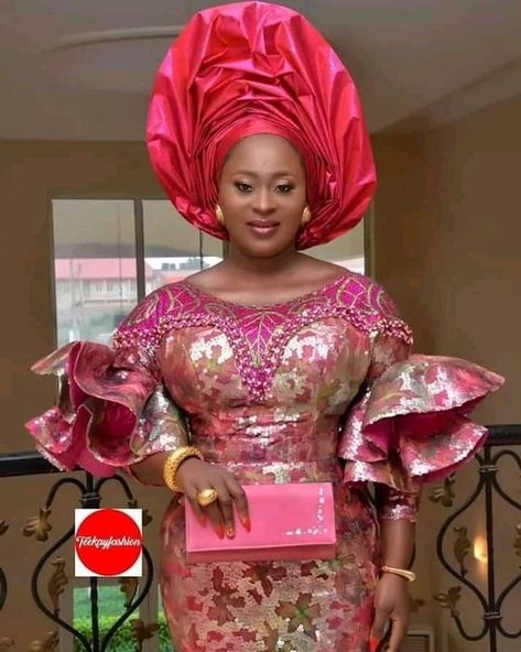 Iro And Blouse Lace Styles Latest, Iro And Buba Styles Lace, Lace Gown Styles Nigerian, Lace Blouse Styles, Lace Skirt And Blouse, Nigerian Lace Styles Dress, Nigerian Lace Styles, African Lace Styles, Styles Dress