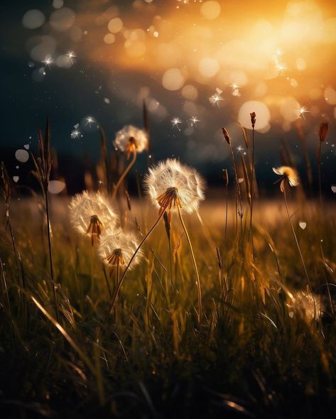 Dandelion Aesthetic, Dandelion Pictures, Wildflowers Photography, Dandelion Art, Tattoo Photography, Bokeh Background, Beautiful Wallpapers Backgrounds, Wallpaper Iphone Christmas, Beautiful Places Nature