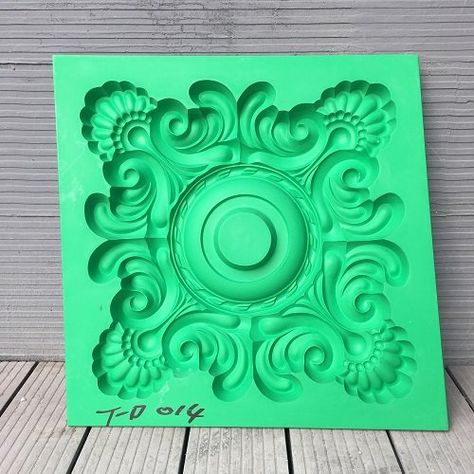 FD14 Ceiling Rose Fiberglass Mould Gypsum Molding Design, How To Make Plaster, Arte Art Deco, Plaster Cornice, Cornice Moulding, Fiberglass Mold, Rose Molds, Concrete Mold, Arabic Decor