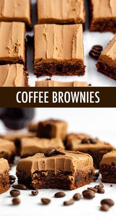 Scratch Brownies, Concentrated Coffee, Resep Starbuck, Brownies Cheesecake, Coffee Brownies, Mocha Frosting, Coffee Dessert, Baking Sweets, Fun Baking Recipes