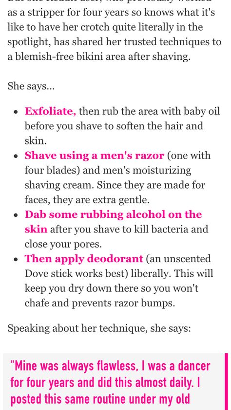 shaving ! How To Help Razor Burn, How To Make Shave Oil, Shaving Tips Down There Hacks Razor Bumps, How To Shave Down There Tips Razor Burns, Shave Kitty Tips, Shaving Your Kitty Tips, How To Prevent Razor Bumps Down There, How To Shave Kitty, How To Not Get Razor Bumps Down There