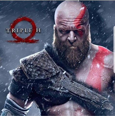 Triple H as Kratos | God of War | Know Your Meme Sport Art Projects, Wwe Funny, Wwe Pictures, Stephanie Mcmahon, Wwe Tna, Wwe Legends, Wwe Wallpapers, Wwe World, Wrestling Superstars