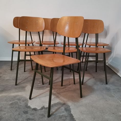 Kamnik Slovenia, Vintage School Chairs, Green Architect, Cesca Chair, School Chair, High Bar Stools, Oak Stool, Plywood Chair, Bedside Tables Nightstands