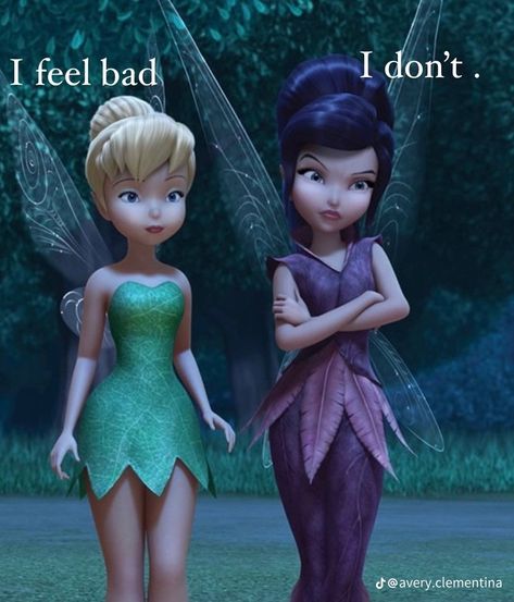 Disney, Girls Memes, Memes Cute, Funny Girly, Disney Tinkerbell, Not Mine, Follow For More, Instagram Post