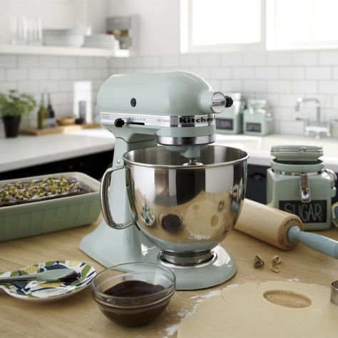 Pistachio Kitchenaid, Kitchenaid Artisan Stand Mixer, Dave Ramsey Baby Steps, Kitchenaid Artisan, Kitchenaid Mixer, Stainless Steel Mixing Bowls, Amazing Kitchen, Head Stand, Pistachio Green