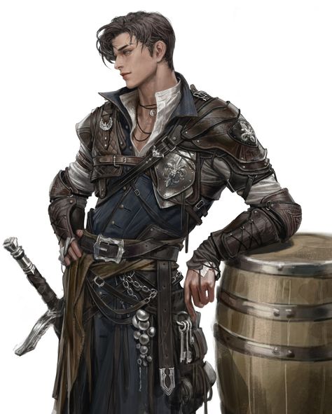 Dungeons And Dragons Characters, Fantasy Male, Fantasy Armor, High Fantasy, Human Art, Fantasy Inspiration, Male Art, Book Inspiration, Fantasy Clothing