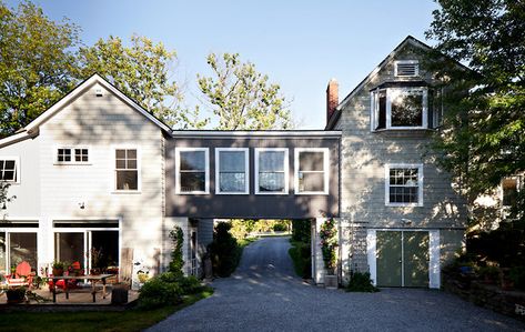 Could this be the perfect home?  A house for the man, a house for the woman, and a bridge to connect them. Two House Connected, Building An Addition, Porte Cochere, Living Modern, Architectural Features, House Inspo, Architecture Model, Beautiful Interiors, My Dream Home