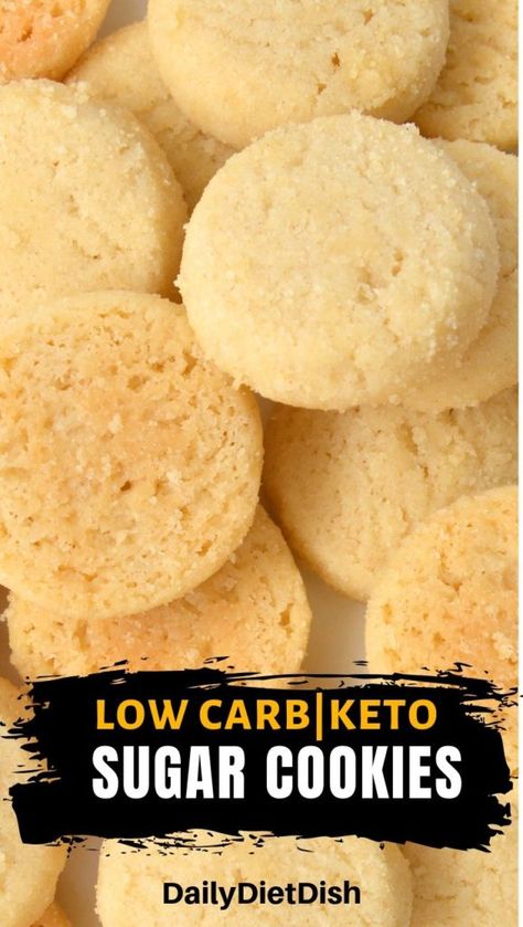 Best Sugar Free Keto Sugar Cookies - Daily Diet Dish Keto Sugar Cookies, Sugar Free Cookie Recipes, Dolce Poche Calorie, Galletas Keto, Keto Cookie Recipes, Keto Journey, Keto Chocolate Chips, Sugar Free Cookies, Low Carb Low Sugar