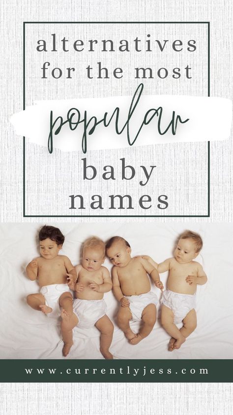 Searching for alternative options to the most popular baby names of today? Explore a collection of unique and creative swaps for boys and girls that capture the charm and individuality you adore. Discover the perfect name for your little bundle of joy that are similar to the names you already love! #BabyNames #AlternativeNames #UniqueBabyNames Labor Nurse, Popular Baby Names, Alternative Names, Gender Neutral Names, Name Inspiration, Baby Names And Meanings, Unique Baby Names, Bundle Of Joy, Baby Boy Names