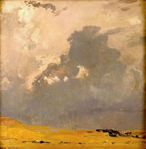 Gathering Storm, Eugen Felix Prosper Bracht (1842-1921) Painting Field Of Flowers, Gathering Storm, Cloud Paintings, Art Clouds, Field Of Flowers, Birds Nest, Cloud Painting, Abstract Landscapes, Abstract Art Landscape