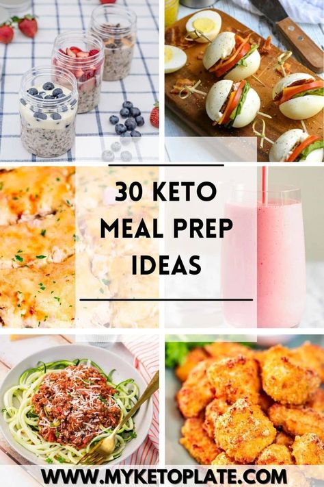 Look no further if you're following a keto diet and need some meal prep inspiration. We've created a list with 30 keto meal prep ideas that are super easy to make and perfect for those days when you don't have so much time for cooking Keto Meal Prep Ideas, Blt Bites, Keto Pork Chops, Bolognese Sauce Recipe, Barbecue Pulled Pork, Chicken Cordon Bleu Casserole, Salmon Patties Recipe, Keto Lasagna, Meal Prep Ideas