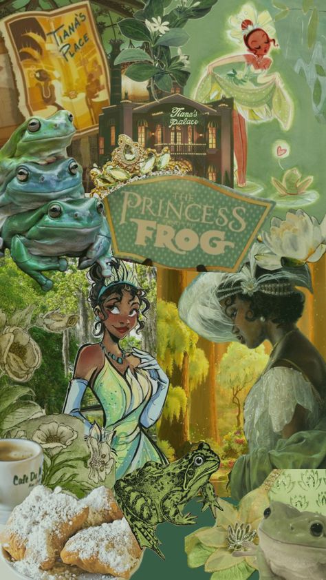 Princess Tiana Room, Tiana Disney, Hello Kitty Wallpaper Hd, Princesa Tiana, Disney Characters Wallpaper, Cute Disney Pictures, Disney Collage, Princess Tiana, Preppy Wallpaper