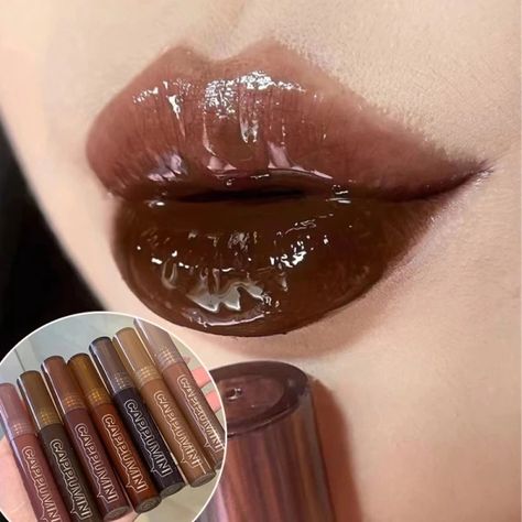 Just found this amazing item on AliExpress. Check it out! $2.21 35％ Off | Punk Dark Brown Mirror Water Lip Gloss Red Lip Glaze Transparent Glass Lip Oil Waterproof Liquid Lipstick Nude Clear Tint Makeup Lip Gloss Red, Chocolate Lipstick, Tint Makeup, Brown Mirror, Pink Mirror, Mirror Effect, Nude Lipstick, Lip Glaze, Red Lip