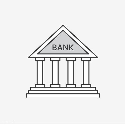 Illustration of bank icon | free image by rawpixel.com Bank Icon, Store Names Ideas, Banks Icon, Currency Design, Banks Logo, Money Icons, Bag Illustration, Education Icon, Man Illustration