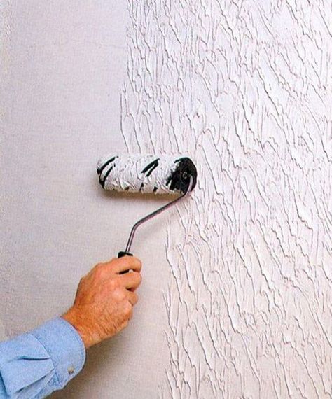 50 Wall Texture Ideas, Learn How To use Decorative Roller - Engineering Discoveries Textured Wall Paint Designs, Textured Paint Rollers, Interior Wall Texture, Paint Rollers With Designs, Patterned Paint Rollers, Wall Painting Living Room, Painting Textured Walls, Roller Design, Wall Texture Design