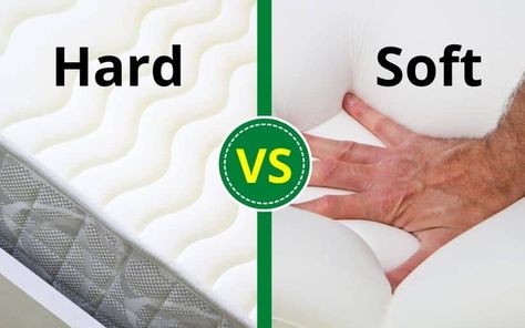 Is it better to sleep on a hard or soft mattress? Well, it depends on your preference whether you like a soft or hard mattress. The soft mattress is after all soft and cushions your body. The hard mattress, as the name suggests, gives your body a stiff surface to sleep on. Usually, the results are also in the same vein. When you sleep on a soft mattress, your body sinks into its soft cushion and when you wake up your body tends to be loose and sagging. Soft Mattress, Pillow Top Mattress, When You Sleep, Firm Mattress, Pillow Top, Box Spring, How To Make Bed, To Sleep, Fix It