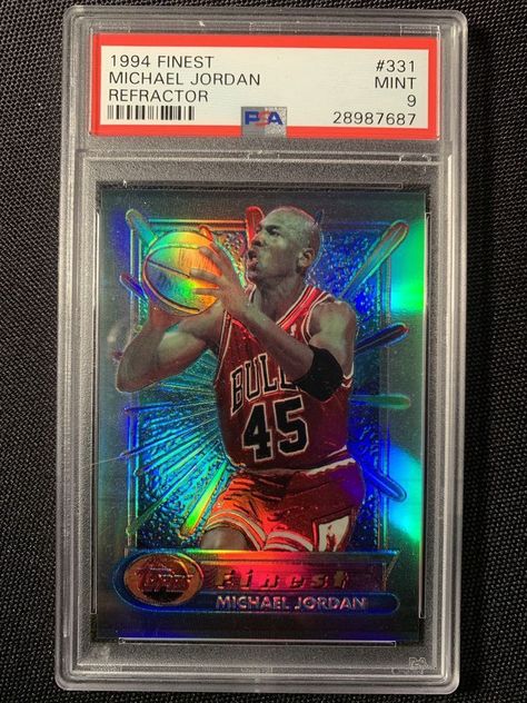 MICHAEL JORDAN REFRACTORS: A COMPLETE GUIDE TO JORDAN’S MOST VALUABLE REFRACTOR BASKETBALL CARDS | by AIR JORDAN PRIVATE COLLECTION | The Air Jordan Private Collection | Feb, 2021 | Medium Michael Jordan Basketball Cards, Jordan Gold, Jordan Bulls, Jerry West, Jordan Chicago, Michael Jordan Chicago Bulls, Michael Jordan Basketball, Jordan Basketball, Modern Card