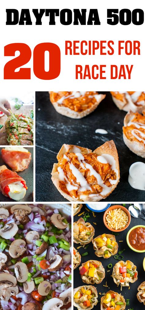 Daytona 500 Appetizers Race Day Snacks Nascar, Nascar Themed Food, Race Day Appetizers, Race Day Food Ideas, Nascar Party Games, Nascar Food Ideas, Racecar Themed Birthday Party Food, Daytona 500 Party Ideas, Nascar Appetizers