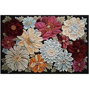 European Classical Area Rugs 3D Floral Non-Slip Rug Soft Velvet Carpet Home Decor Bedroom Kitchen Living Room Floor Mat,150×200cm: Amazon.ca: Home & Kitchen Carpet Wash, Floral Pattern Rug, Style Marocain, Flower Room, Style Carpet, Indoor Carpet, Craft Printing, Indoor Flowers, Soft Carpet