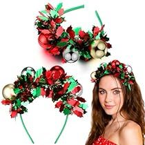 Xmas Hair Accessories, Christmas Hairband, Christmas Headdress, Christmas Headpiece, Boho Chic Accessories, Holiday Headbands, Antler Headband, Christmas Hair Accessories, Christmas Props