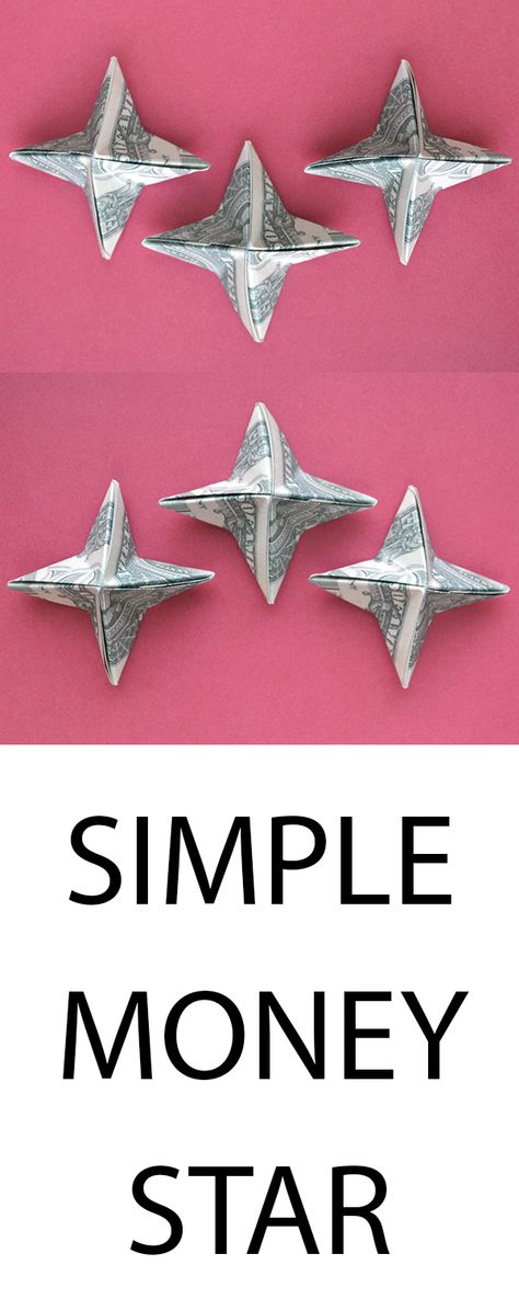 Dollar Star Origami, Star Money Origami, Simple Money Origami, Money Stars Dollar Bills, Money Star Origami, Folding Dollars Into Shapes Easy, Christmas Money Origami Easy, Origami Dollar Bill Easy, Dollar Origami Easy Step By Step