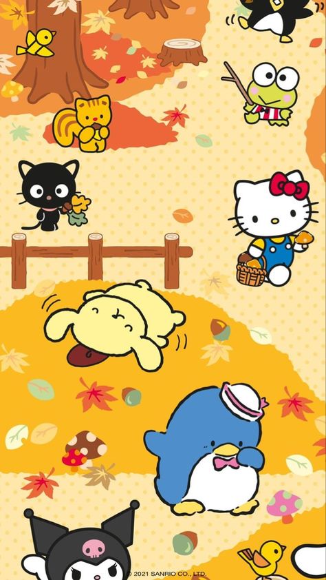 💕💕💕 Hello Kitty Thanksgiving Wallpaper, Hello Kitty Thanksgiving, Hello Kitty Halloween Wallpaper, Christmas Wallpaper Ipad, Hello Kitty Wallpaper Hd, Pink Wallpaper Hello Kitty, Wallpaper Autumn, Halloween Wallpaper Cute, Walpaper Hello Kitty