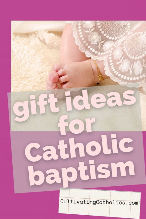 These are best baptism presents to gift a newly baptized child of God! We have been gifted every single one! Catholic Baptism Gifts, Baptism Presents, Baby Baptism Gifts, Catholic Baptism, Baptism Gifts For Boys, Prayer For Baby, Godson Gifts, Give And Receive, Baptism Cards