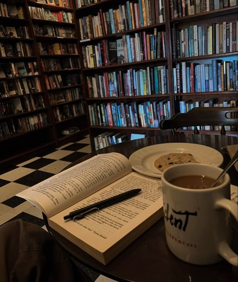 Reading Books With Coffee, Coffee Dark Academia Aesthetic, Studying And Coffee, Coffee And Books Aesthetic Dark, Cafe Studying Aesthetic, Studying Aesthetic Pictures, Coffee And Book Aesthetic, Book And Coffee Aesthetic, Book Study Aesthetic