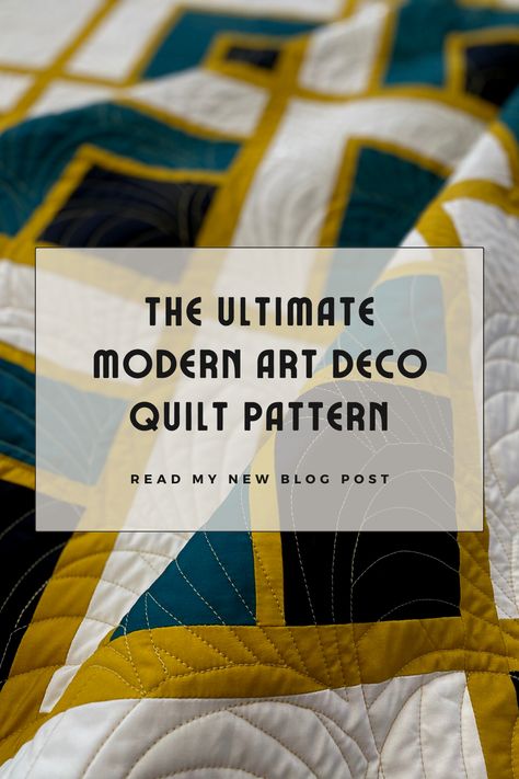 Patchwork, Art Deco Quilt Designs, Bold Quilt Patterns, Modern Quilts Contemporary Free Pattern, Quilt Pattern Large Print Fabric, Mid Century Modern Quilt Patterns Free, Midcentury Modern Quilt Pattern, Modern Easy Quilt Patterns, Midcentury Quilt Patterns