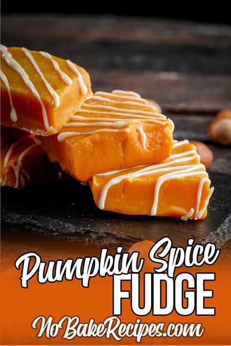 Pumpkin Spice Fudge Recipe, Pumpkin Fudge With Marshmallow Fluff, Pumpkin Fudge 3 Ingredient, Pumpkin Spice Fudge, Recipes Using Marshmallows, Pumpkin Pie Fudge, Flake Recipes, Maple Fudge, Diy Pumpkin Spice