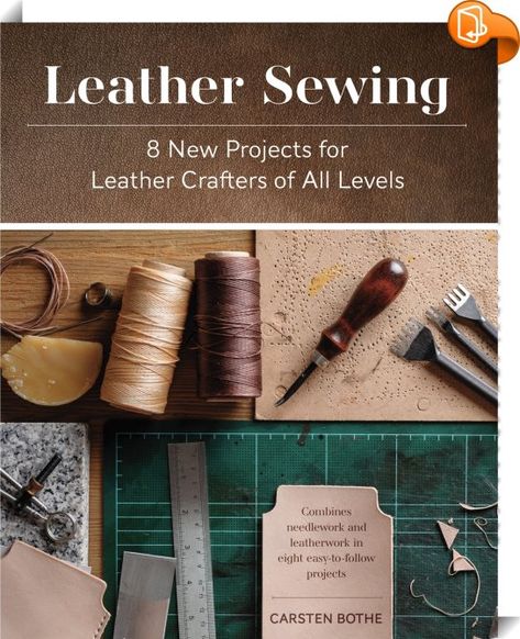 Leather Sewing 
 :  Leatherworking is a craft that is becoming more and more popular and is a hobby that you can get started without making any big expenditure or investment. Besides, it is fun! You can make unique, durable, and sustainable leather products in your kitchen. In a follow-up to his previous book, Practical Leatherwork, hunter and professional outdoorsman Carsten Bothe guides you with richly illustrated step-by-step instructions through sewing techniques, preparing and ma... Leather Dye Diy, Leather Techniques, Butterfly Photography, Dice Cup, Baseball Stitch, Leather Engraving, Leather Sewing, Craft Images, Ancient Technology