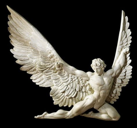 Icarus from ancient Greek mythology Wall Sculpture Ancient Greek Sculpture, Istoria Artei, Classic Sculpture, Greek Statues, Angel Statue, Rennaissance Art, Angel Sculpture, Greek Sculpture, Angel Statues