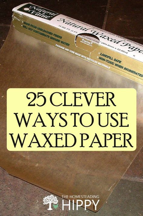 Waxed Paper, Waxed Paper Crafts, Crafts With Wax Paper, Upcycled Kitchen Ideas, Homemade Tools How To Make, Wax Paper Crafts, Wax Paper Transfers, Diy Placemats, Wax Art