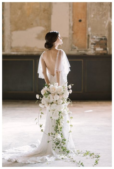 Lace Wedding Dress With Sleeves, Lace Dress With Sleeves, A Wedding Dress, Fine Art Wedding Photography, White Bouquet, Bride Bouquets, Bridal Flowers, Bridal Portraits, Fine Art Wedding