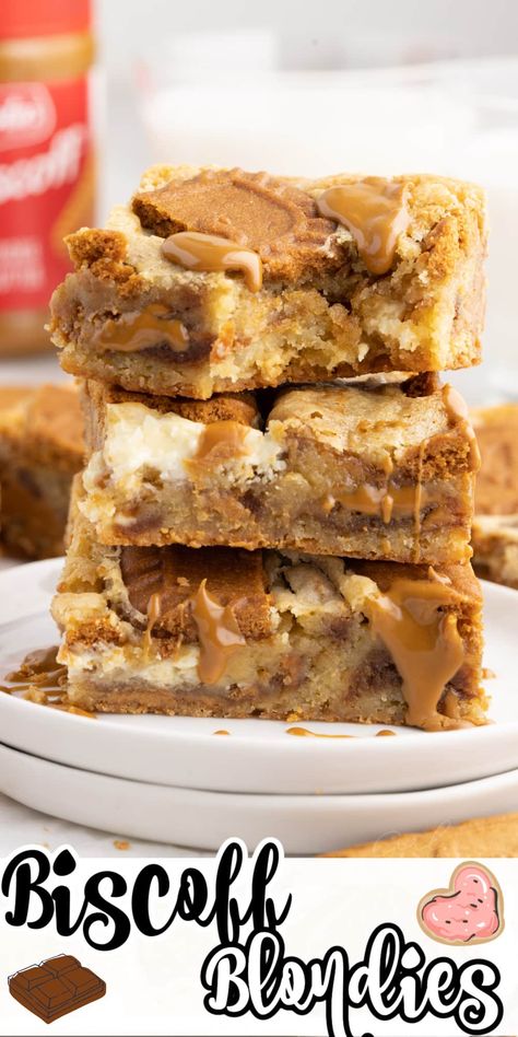 Salted Nut Roll Bars, Nut Roll Bars, Salted Nut Roll, Biscoff Blondies, Biscoff Cookie Recipe, Nut Roll, Biscoff Recipes, Nut Rolls, Biscoff Cookie Butter