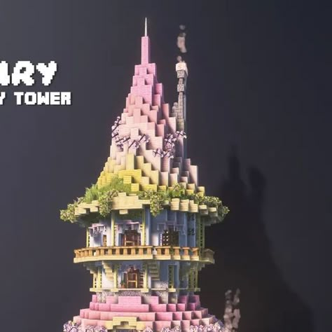 MassiveSpeck | mcbuilder 🌆 on Instagram: "FAIRY CHERRY TOWER ========================= cherrycore builds more yes? Yes 𝙁𝙤𝙧 𝙢𝙤𝙧𝙚 𝙖𝙬𝙚𝙨𝙤𝙢𝙚 𝙗𝙪𝙞𝙡𝙙𝙨: 🤝🏼 ∝ Follow me @massivespeck & @kamudiab 📨 ∝ Send it to someone 💾 ∝ Save and check for later use! ✉️ ∝ Join my discord! ========================== 𝙈𝙞𝙣𝙚𝙘𝙧𝙖𝙛𝙩 𝙄𝙣𝙛𝙤𝙧𝙢𝙖𝙩𝙞𝙤𝙣: 🖥️ ∝ Version: Java Minecraft 1.20 🖼️ ∝ Resource Pack: Vanilla Tweaks (My personal Tweaks) 🌆 ∝ Shaders: Complementary Reimagined / Rethinki Cherry Blossom Walls Minecraft, Minecraft Repunzal Tower Build, Princess Peach Castle Minecraft, Princess Tower Minecraft, Pink Tower Minecraft, Minecraft Fairy Tower, Cherry Blossom Tower Minecraft, Minecraft Monument Ideas, Minecraft Magic Tower