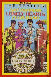 British Invasion The Beatles Sgt Pepper Capitol Promo Poster Circa Sgt Peppers Lonely Hearts Club Band, Beatles Wallpaper, Beatles Vintage, Beatles Sgt Pepper, Beatles Poster, Lonely Hearts Club, Vintage Music Posters, Beatles Pictures, Sgt Pepper